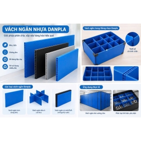 Vách ngăn nhựa danlpa