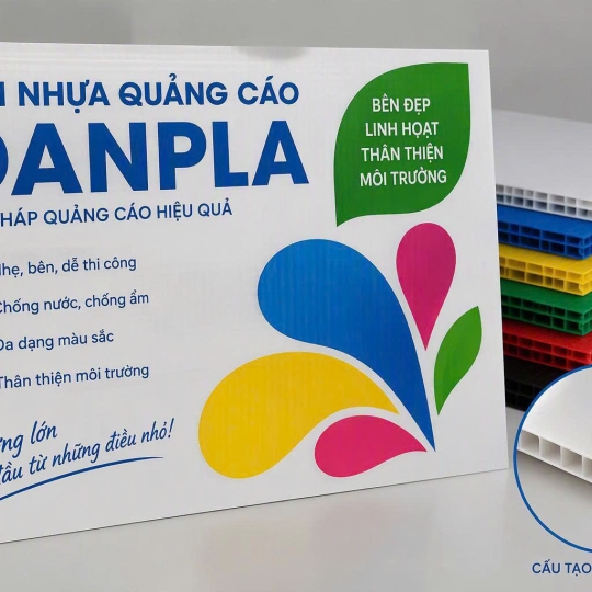 Nhựa quảng cáo danpla