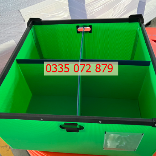 thùng nhựa có vách ngăn, thùng nhựa danpla