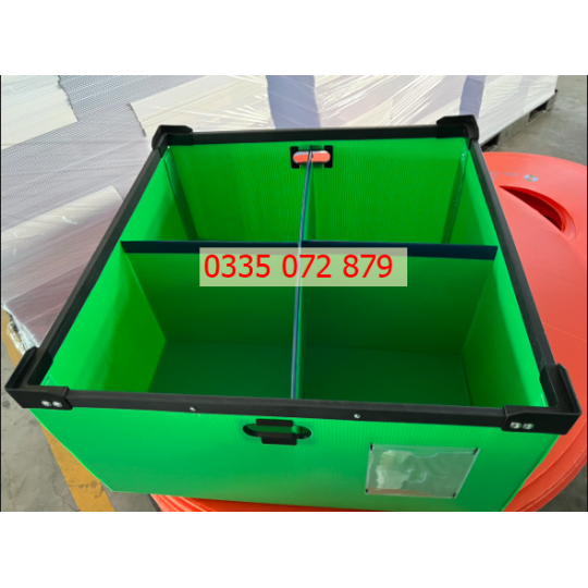 thùng nhựa có vách ngăn, thùng nhựa danpla